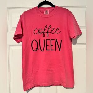 ✨Comfort Colors Tee Shirt (coffee queen)